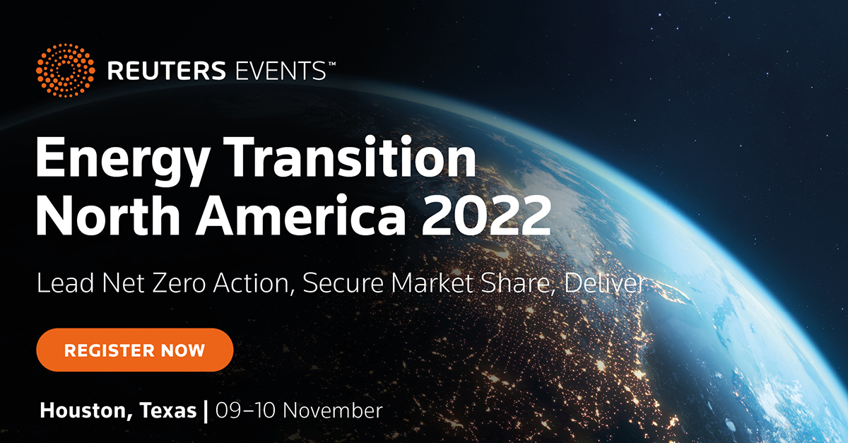 Reuters Events launches North America Energy Transition Summit