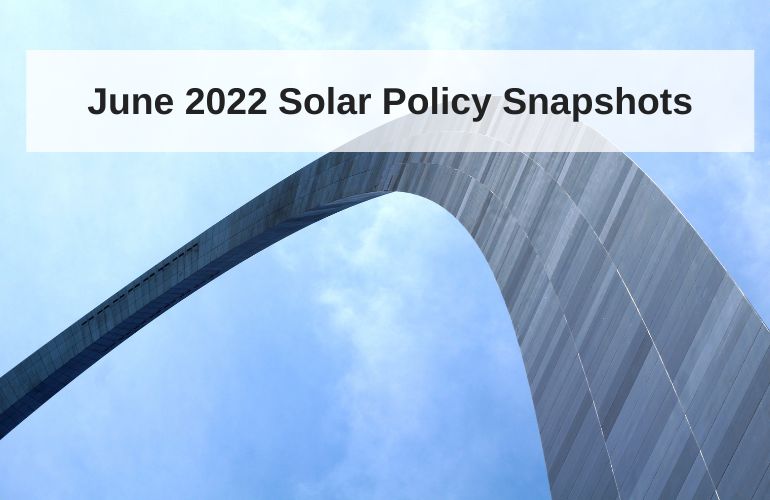 June solar policy snapshots