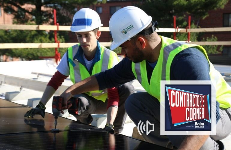 Contractor’s Corner: Solar apprenticeships are key to meeting renewable energy goals