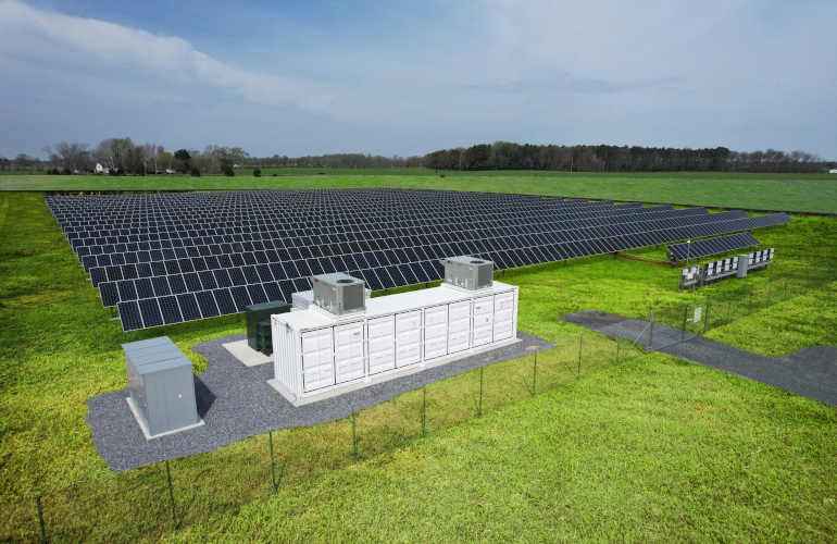 Rendering of a Convergent Energy + Power project in Maryland.