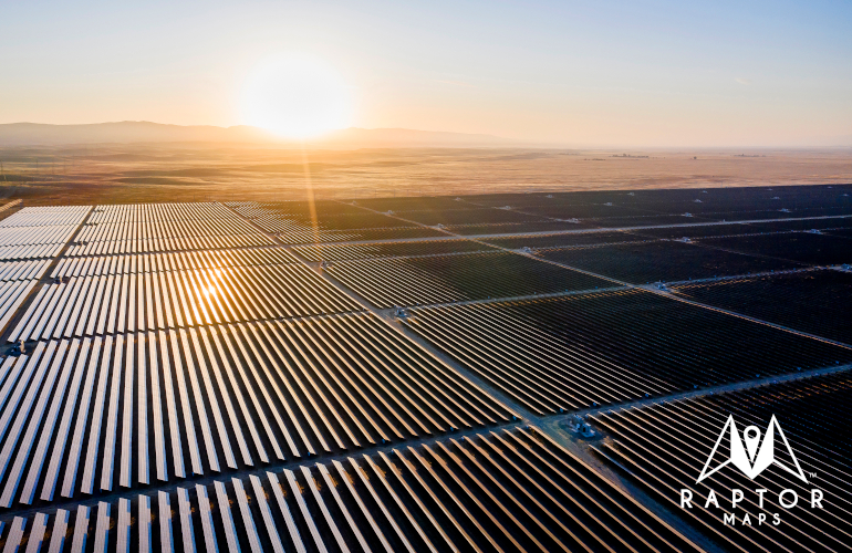 Raptor Maps solar PV aerial thermal inspections.