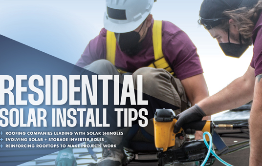 March 2022 Issue: Residential Solar Install Tips