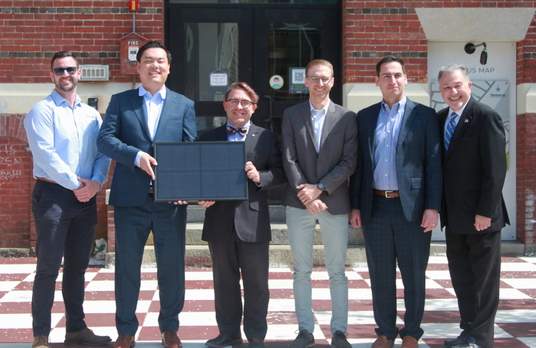 Invaleon Solar donates solar equipment, establishes scholarship fund for Massachusetts college