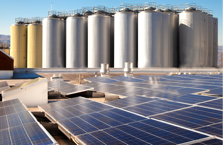 New Belgium adds 446-kW solar array to NC brewery roof