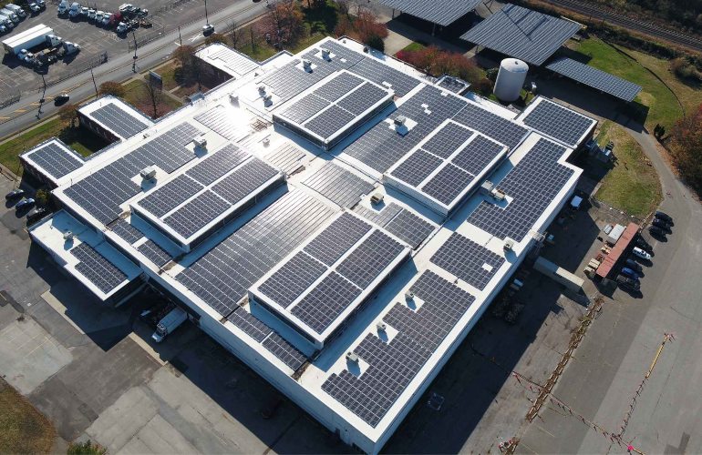 Solar panels on the rooftop of World Harvest Church in Pennsauken now provide discounted solar power to nearby resident. Solar Landscape