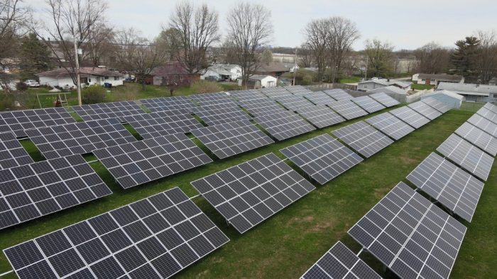 MSG Sanders Elementary solar array
