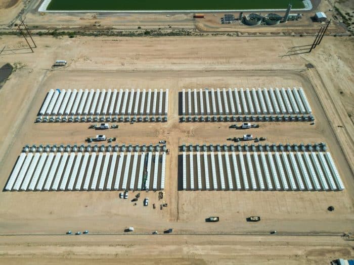 Longroad Energy BESS Sun Streams solar storage battery yard