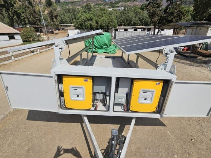 mobile off-grid solar for landslide victims