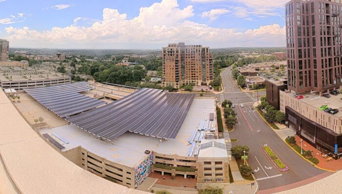 Ameresco Virginia solar canopy